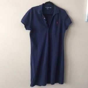 Ralph Lauren navy cotton dress. Very soft